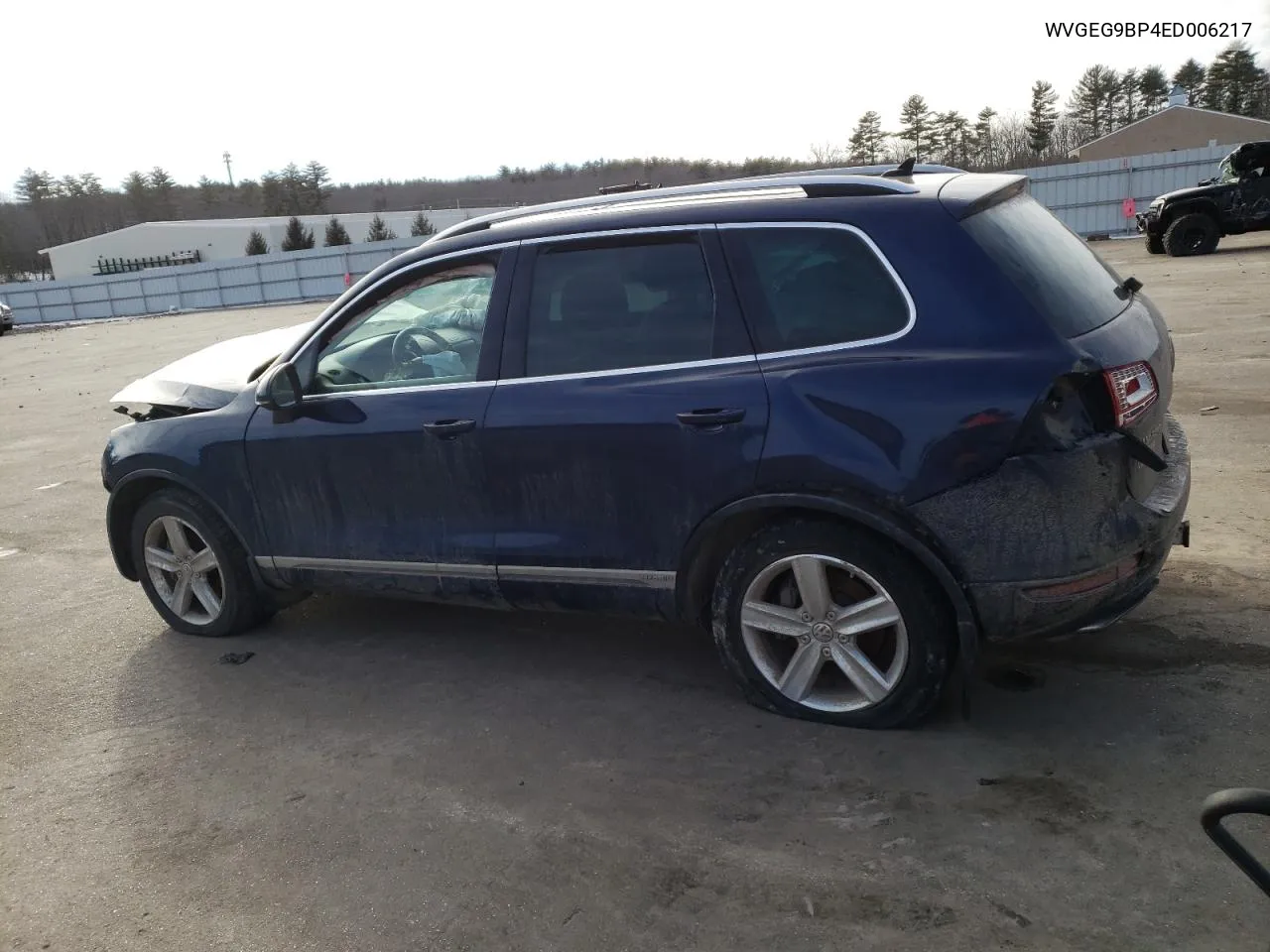 2014 Volkswagen Touareg Hybrid VIN: WVGEG9BP4ED006217 Lot: 71439174