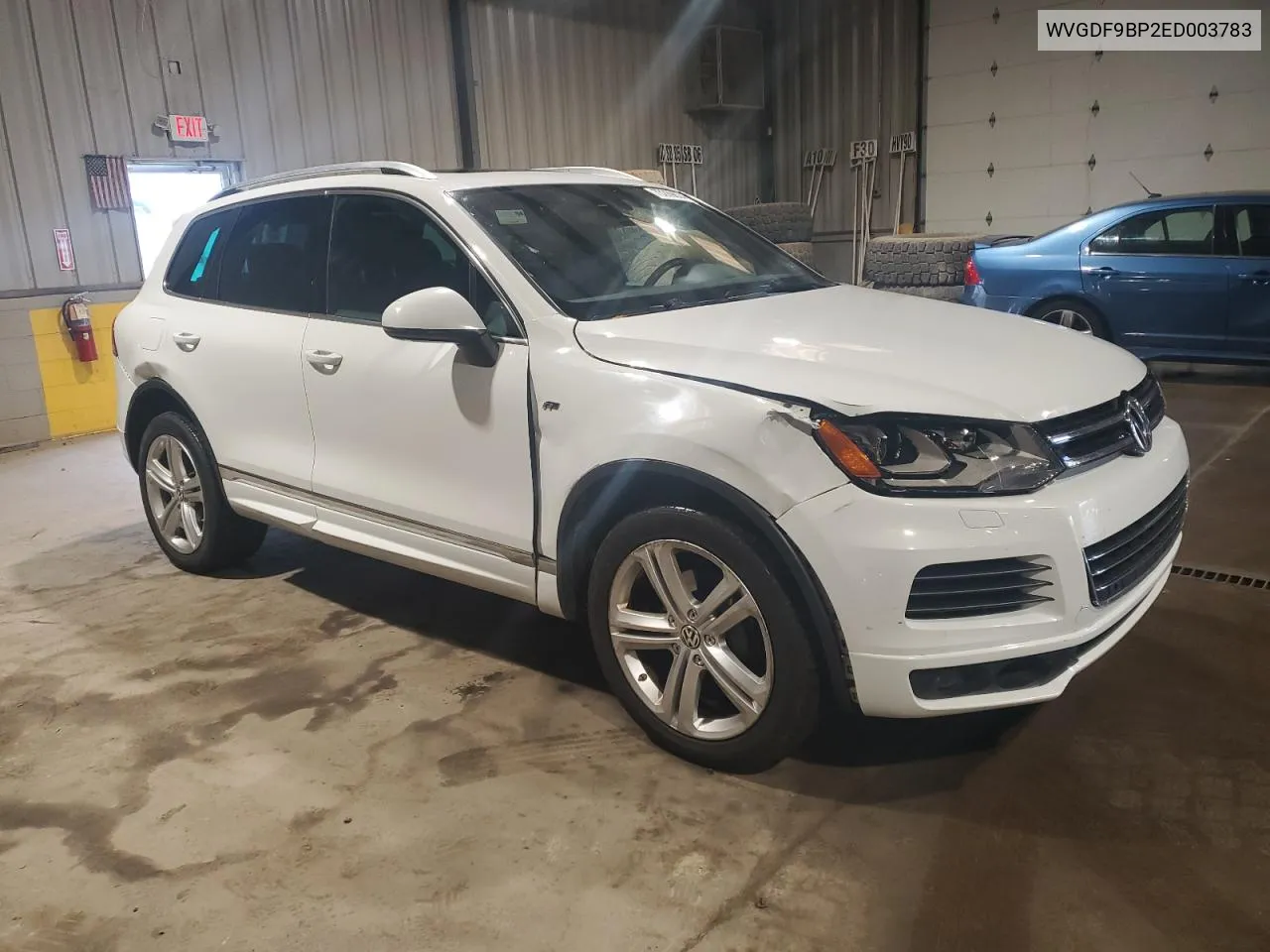 2014 Volkswagen Touareg V6 VIN: WVGDF9BP2ED003783 Lot: 73269874