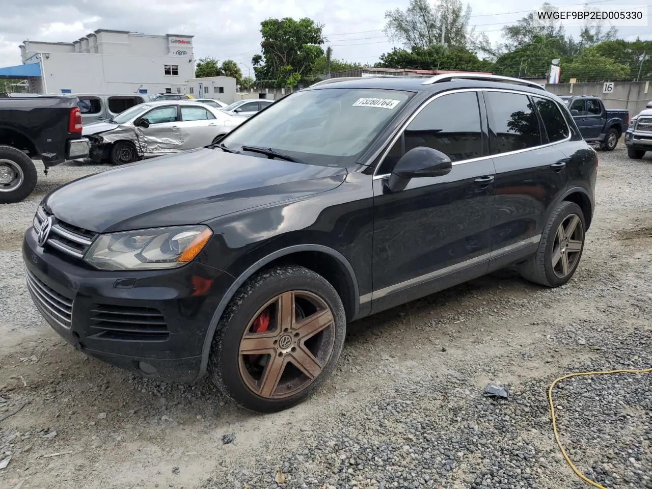 2014 Volkswagen Touareg V6 VIN: WVGEF9BP2ED005330 Lot: 73280764