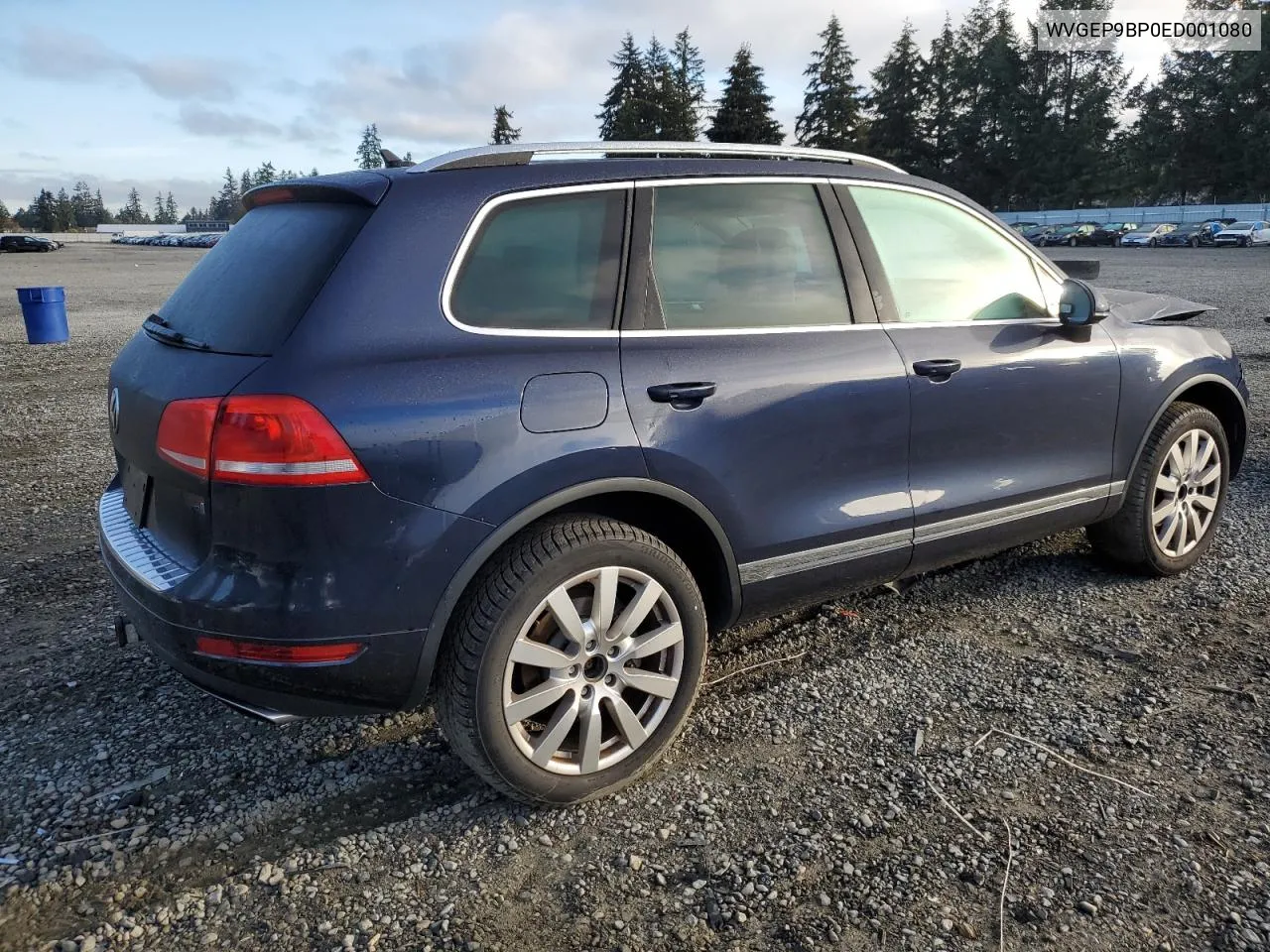 2014 Volkswagen Touareg V6 Tdi VIN: WVGEP9BP0ED001080 Lot: 74130714