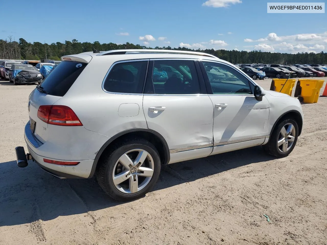 2014 Volkswagen Touareg V6 VIN: WVGEF9BP4ED011436 Lot: 74207144