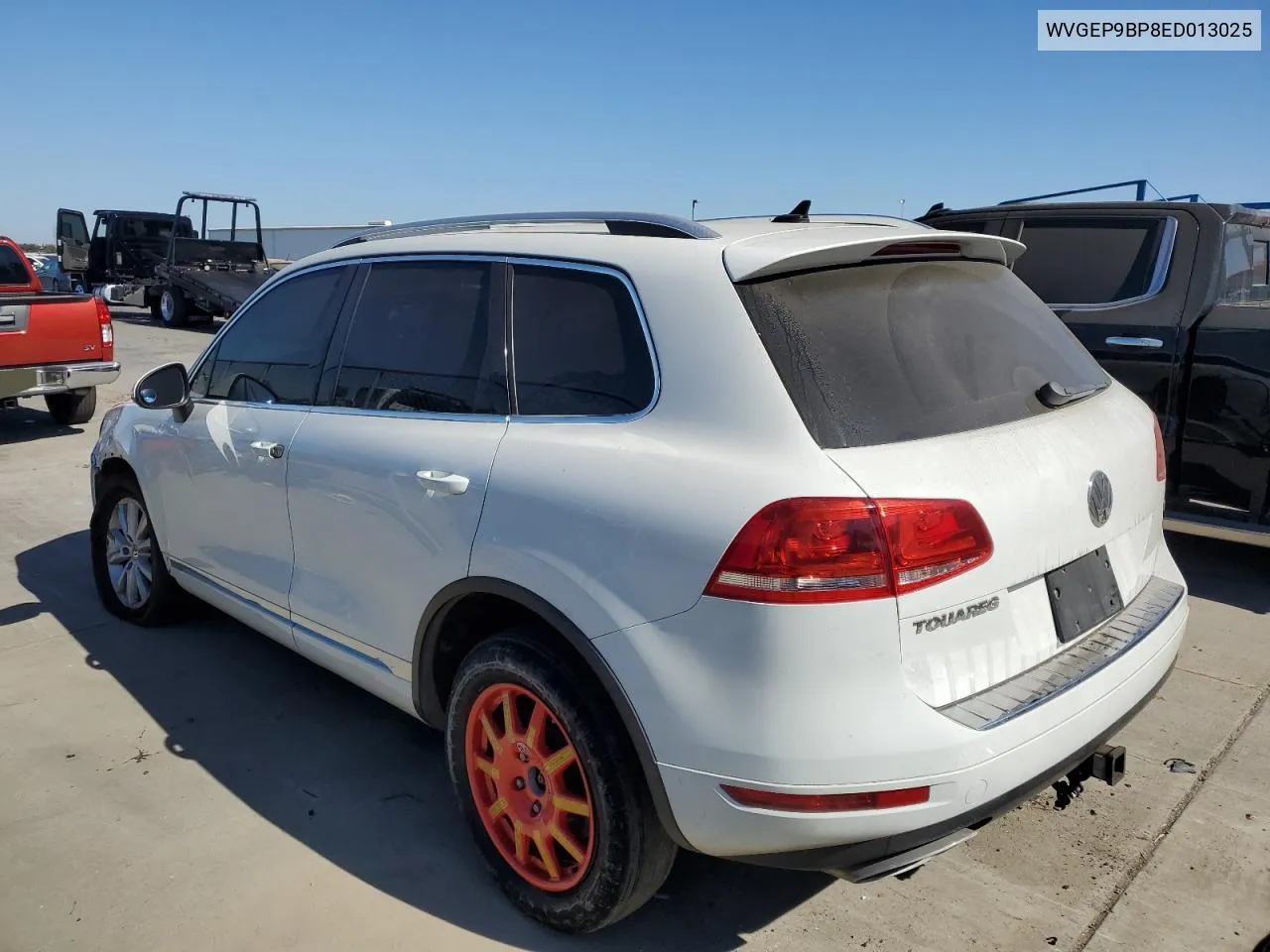 2014 Volkswagen Touareg V6 Tdi VIN: WVGEP9BP8ED013025 Lot: 76032614