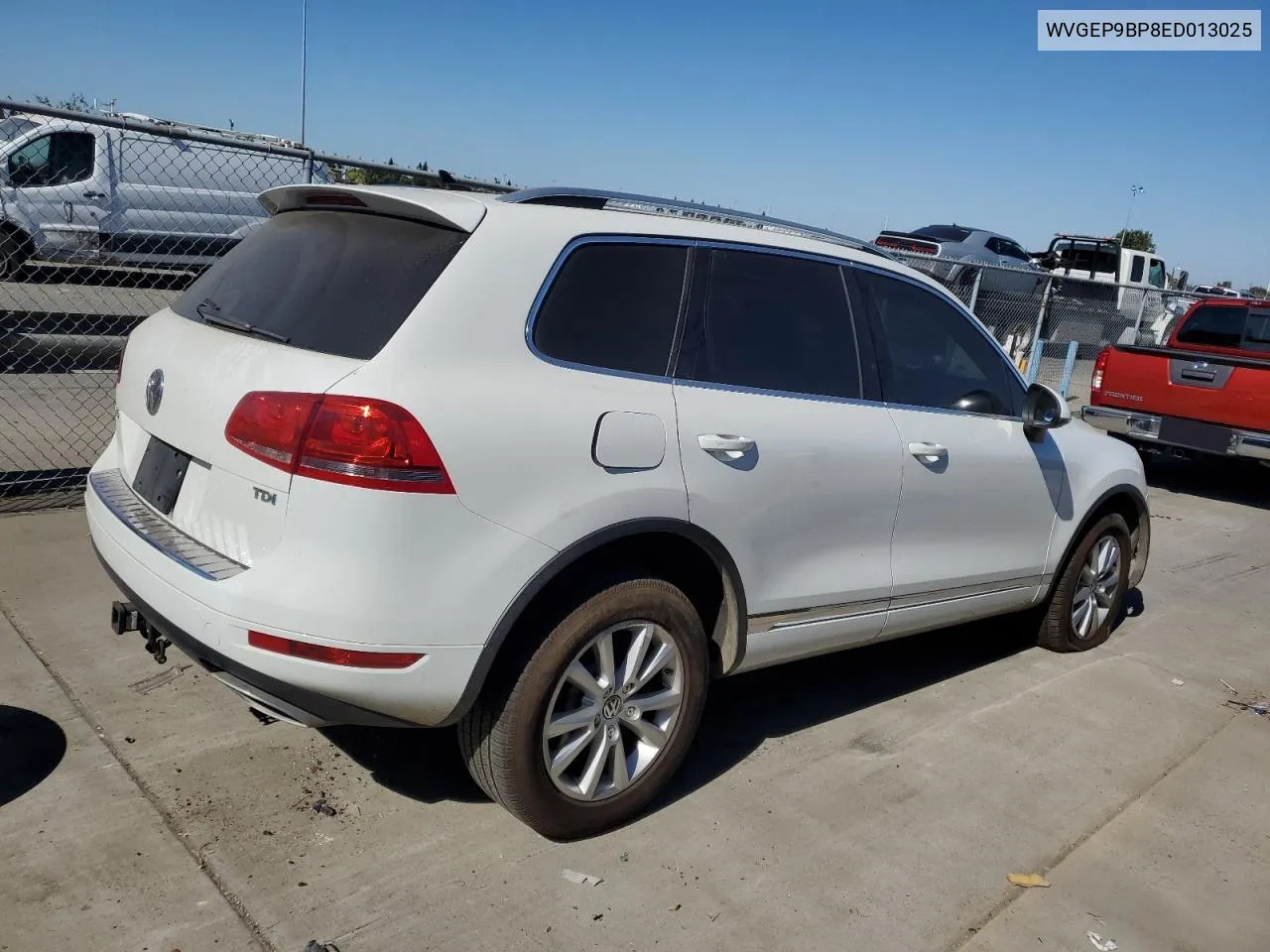 2014 Volkswagen Touareg V6 Tdi VIN: WVGEP9BP8ED013025 Lot: 76032614