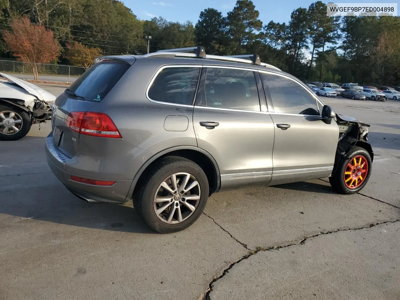 2014 Volkswagen Touareg V6 VIN: WVGEF9BP7ED004898 Lot: 77352144