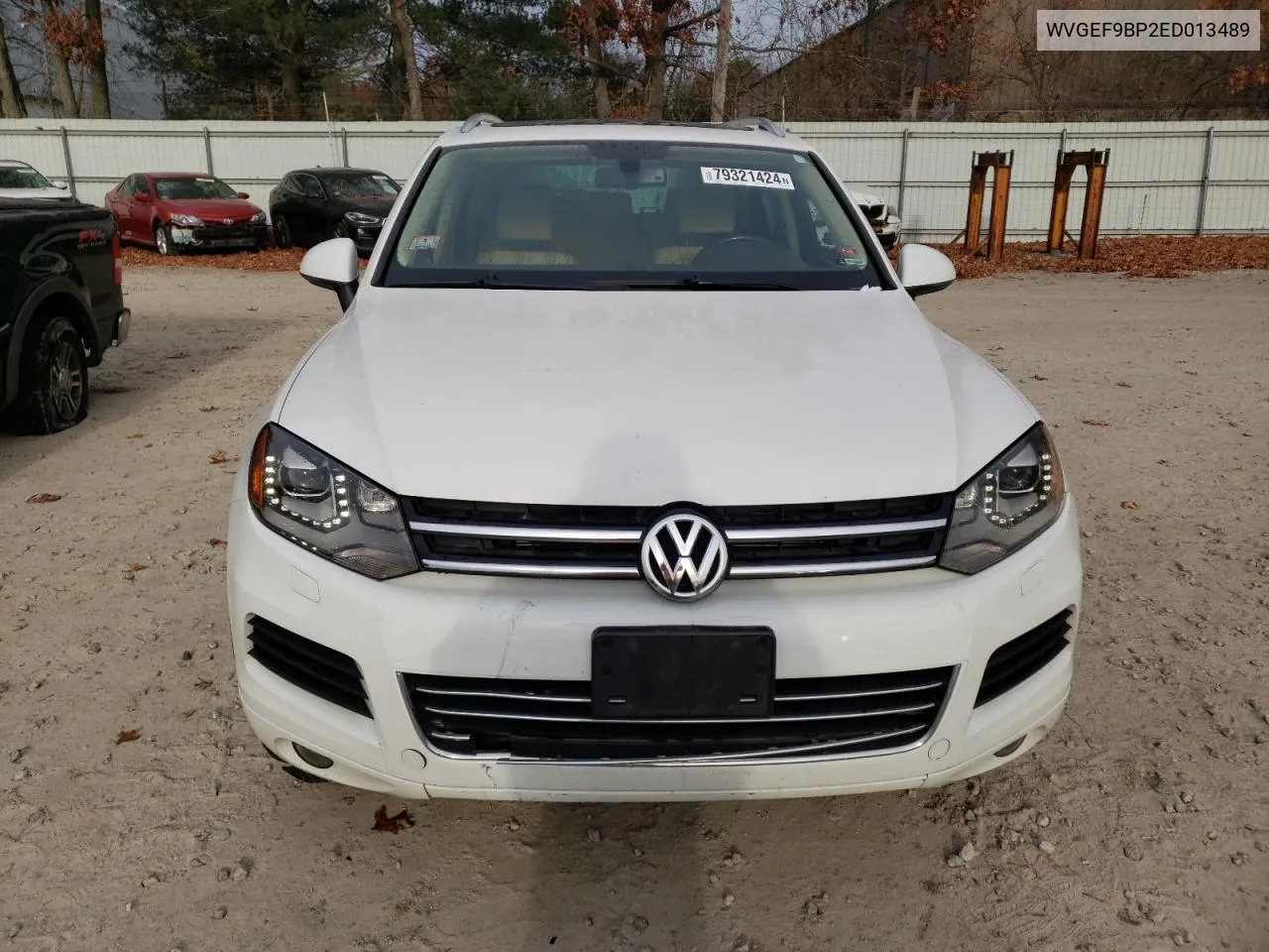 2014 Volkswagen Touareg V6 VIN: WVGEF9BP2ED013489 Lot: 79321424