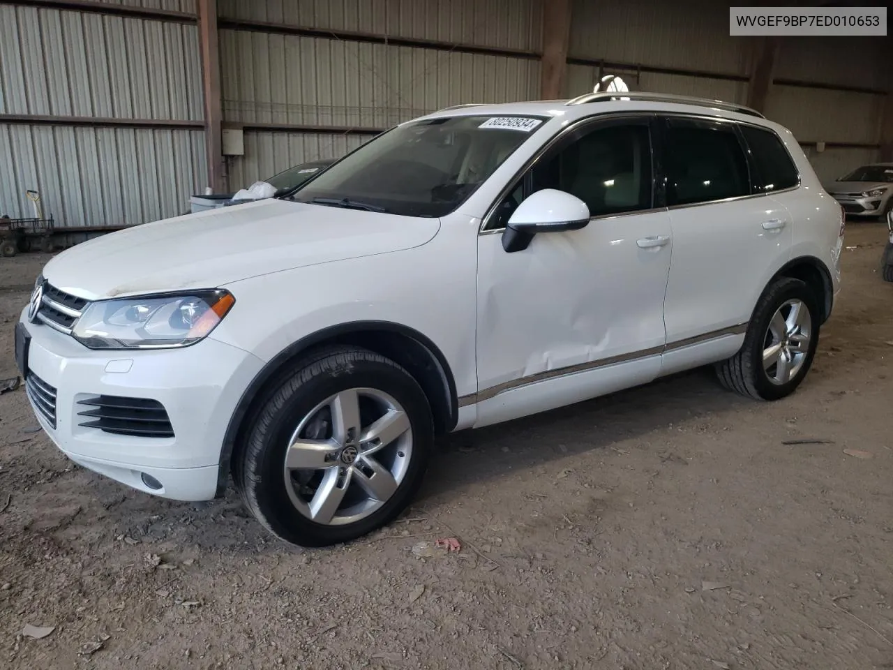 2014 Volkswagen Touareg V6 VIN: WVGEF9BP7ED010653 Lot: 80250934