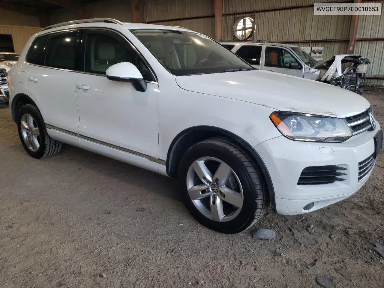 2014 Volkswagen Touareg V6 VIN: WVGEF9BP7ED010653 Lot: 80250934