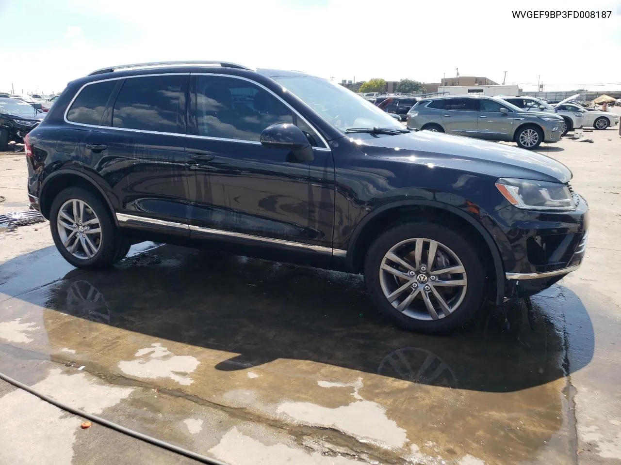 2015 Volkswagen Touareg V6 VIN: WVGEF9BP3FD008187 Lot: 61025494