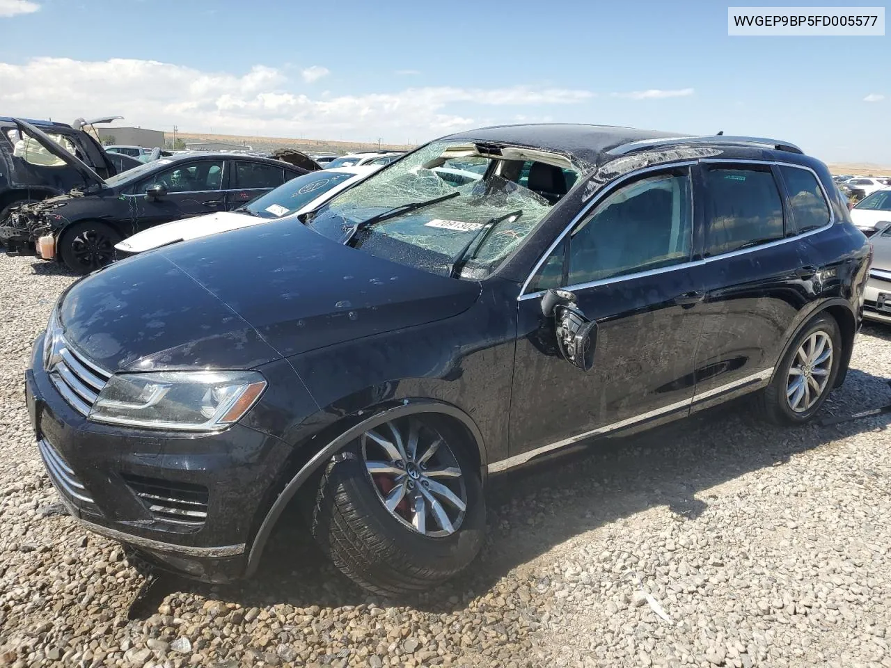 2015 Volkswagen Touareg V6 Tdi VIN: WVGEP9BP5FD005577 Lot: 70913024