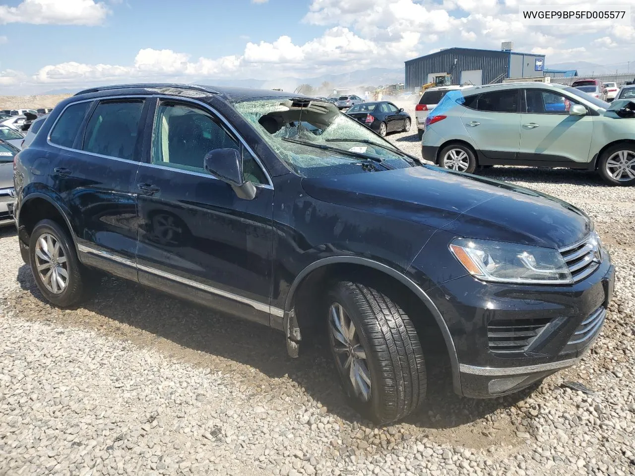 2015 Volkswagen Touareg V6 Tdi VIN: WVGEP9BP5FD005577 Lot: 70913024