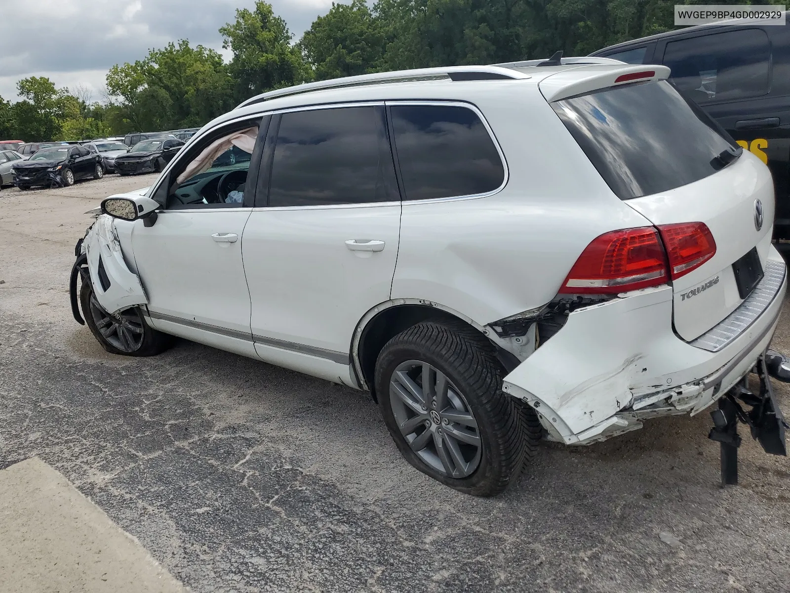 2016 Volkswagen Touareg Tdi VIN: WVGEP9BP4GD002929 Lot: 65545804