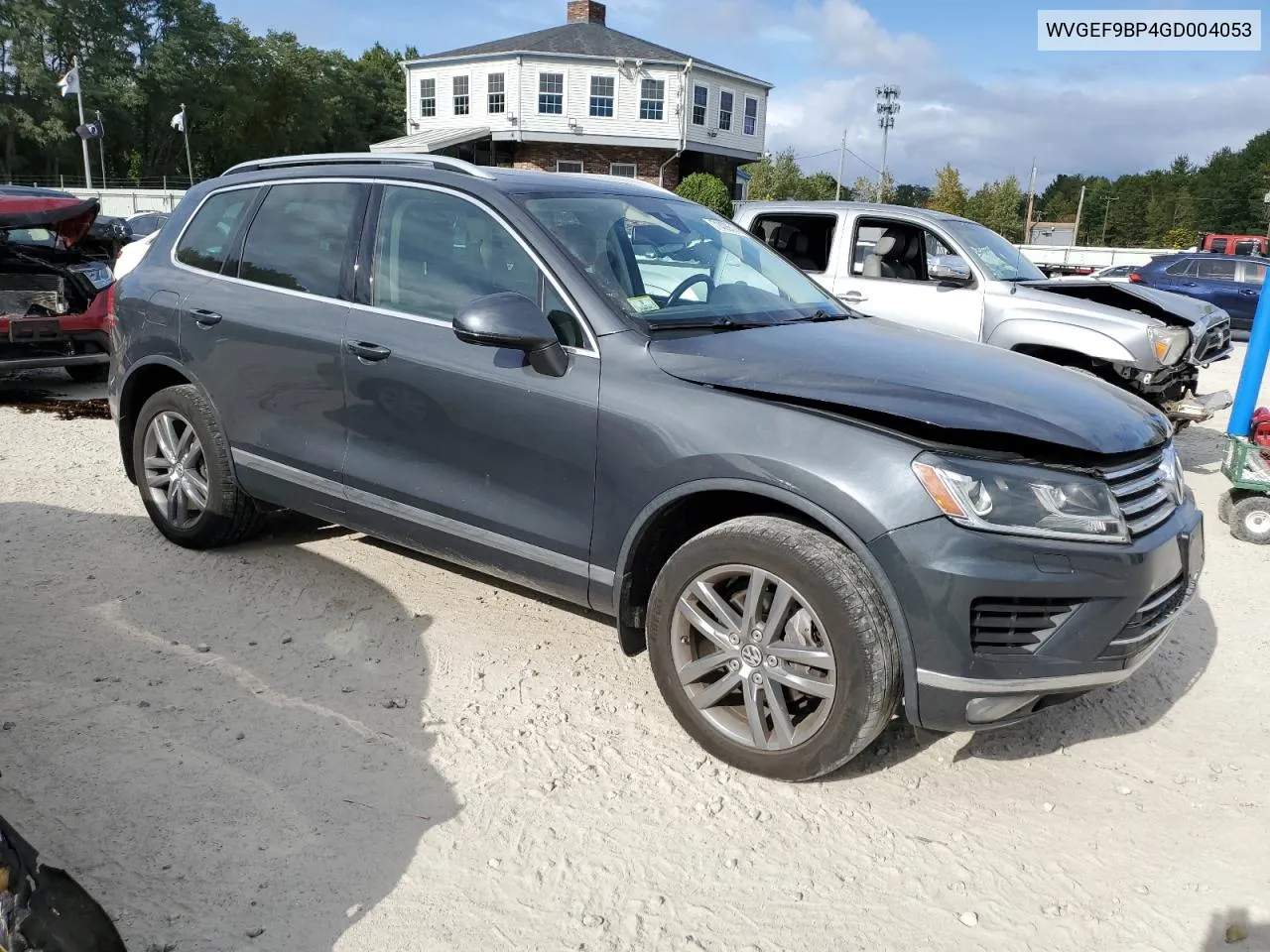 2016 Volkswagen Touareg Sport VIN: WVGEF9BP4GD004053 Lot: 71436514