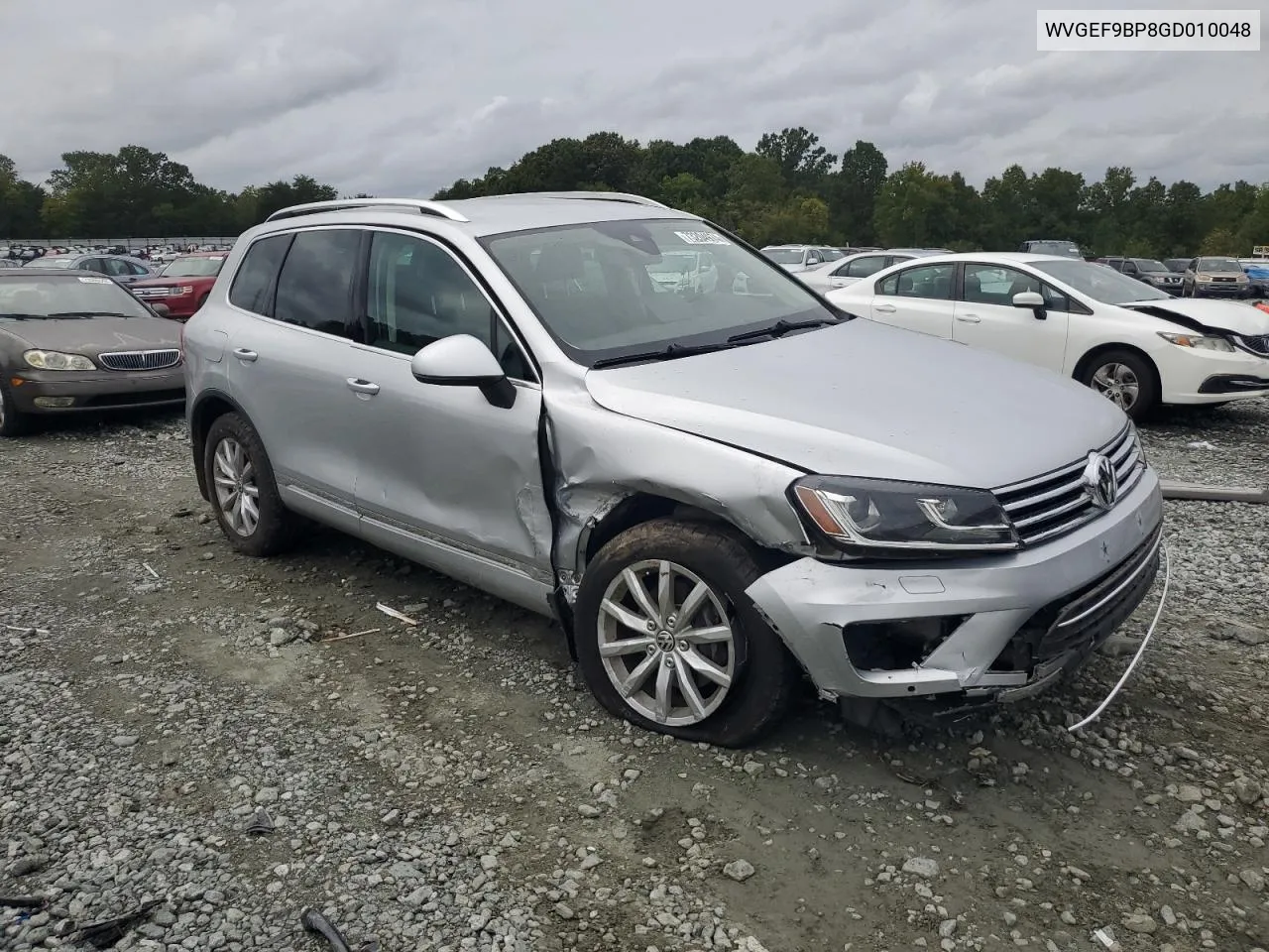 2016 Volkswagen Touareg Sport VIN: WVGEF9BP8GD010048 Lot: 73204974