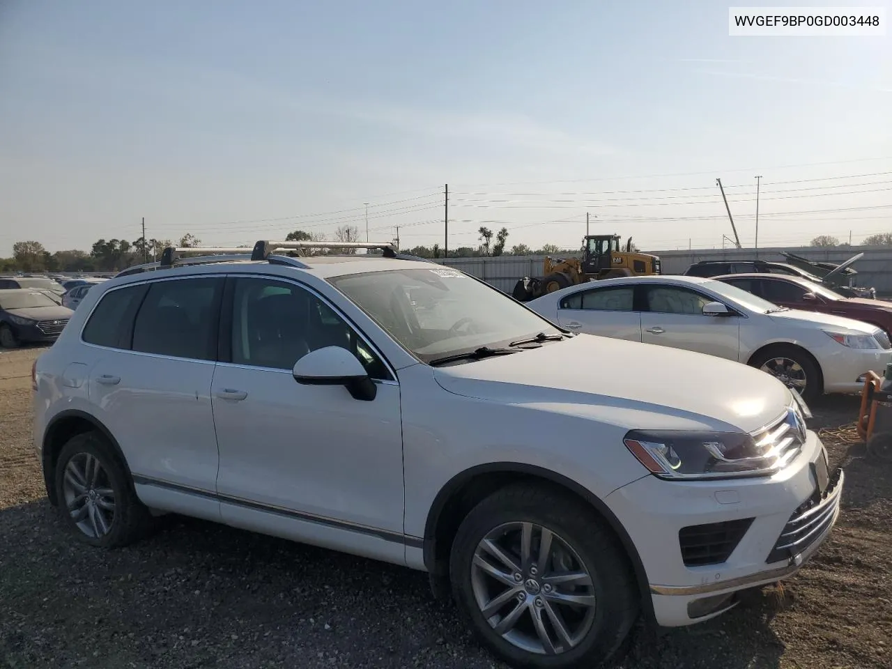 2016 Volkswagen Touareg Sport VIN: WVGEF9BP0GD003448 Lot: 75254464