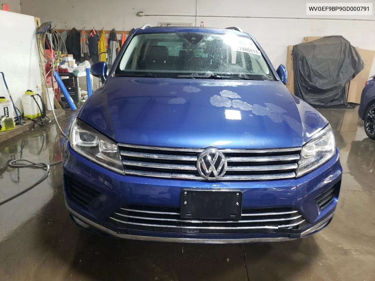 2016 Volkswagen Touareg Sport VIN: WVGEF9BP9GD000791 Lot: 77486814