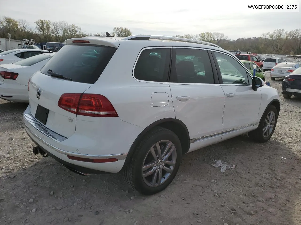 2016 Volkswagen Touareg Sport VIN: WVGEF9BP0GD012375 Lot: 77946624