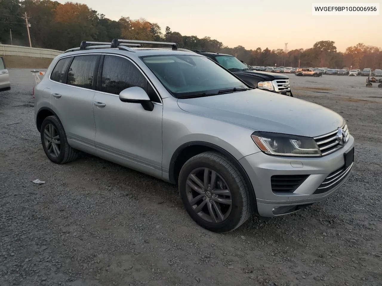 2016 Volkswagen Touareg Sport VIN: WVGEF9BP1GD006956 Lot: 77974124