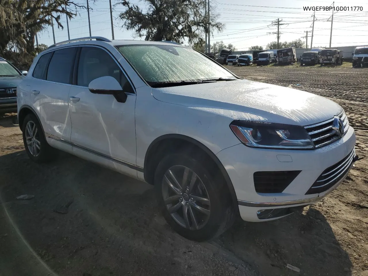 2016 Volkswagen Touareg Sport VIN: WVGEF9BP1GD011770 Lot: 78385304