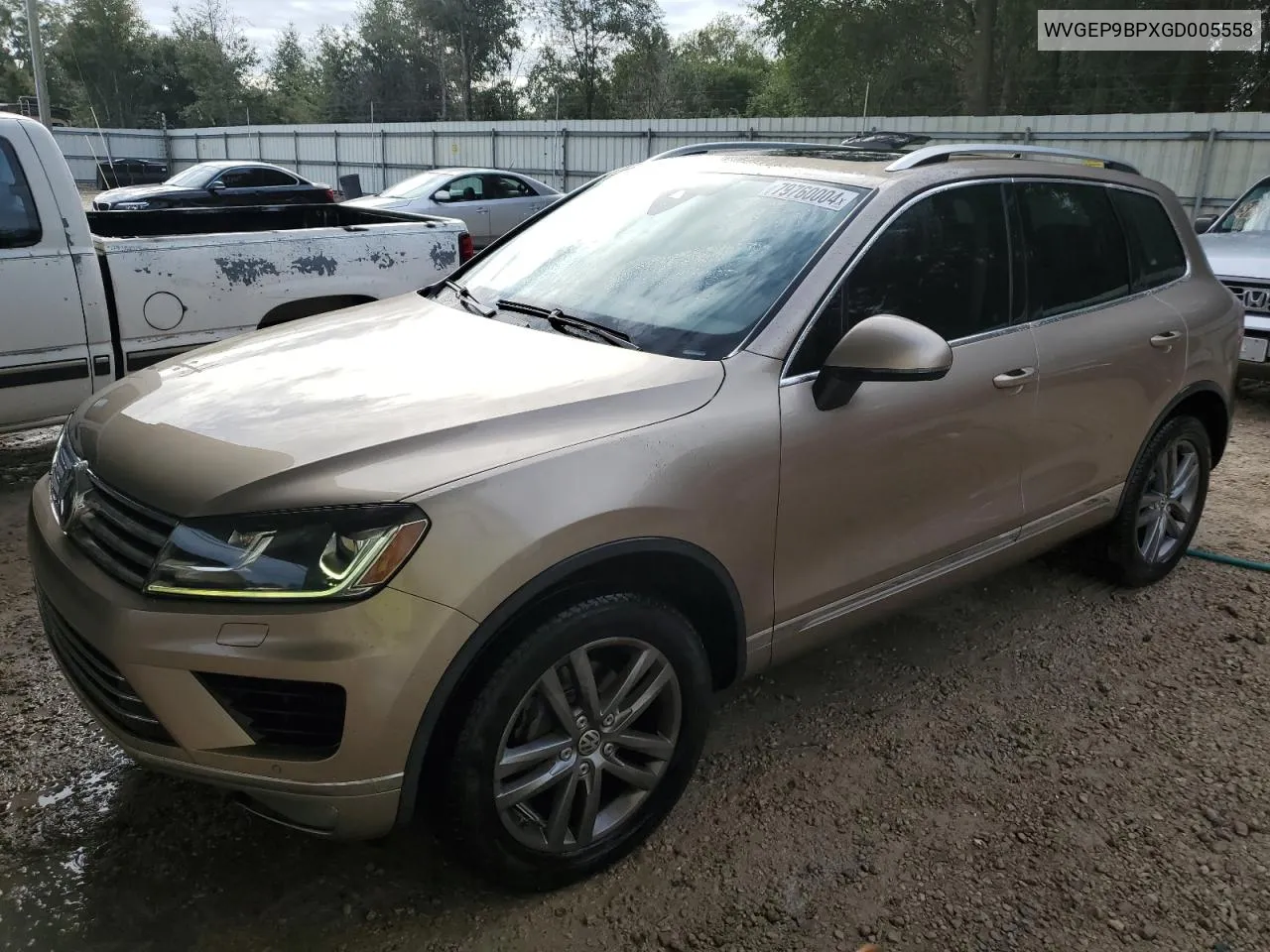 2016 Volkswagen Touareg Tdi VIN: WVGEP9BPXGD005558 Lot: 79760004