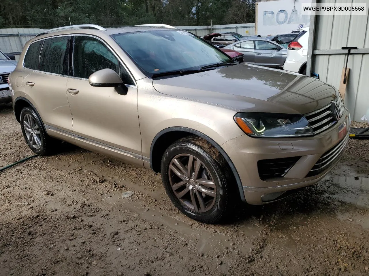 2016 Volkswagen Touareg Tdi VIN: WVGEP9BPXGD005558 Lot: 79760004