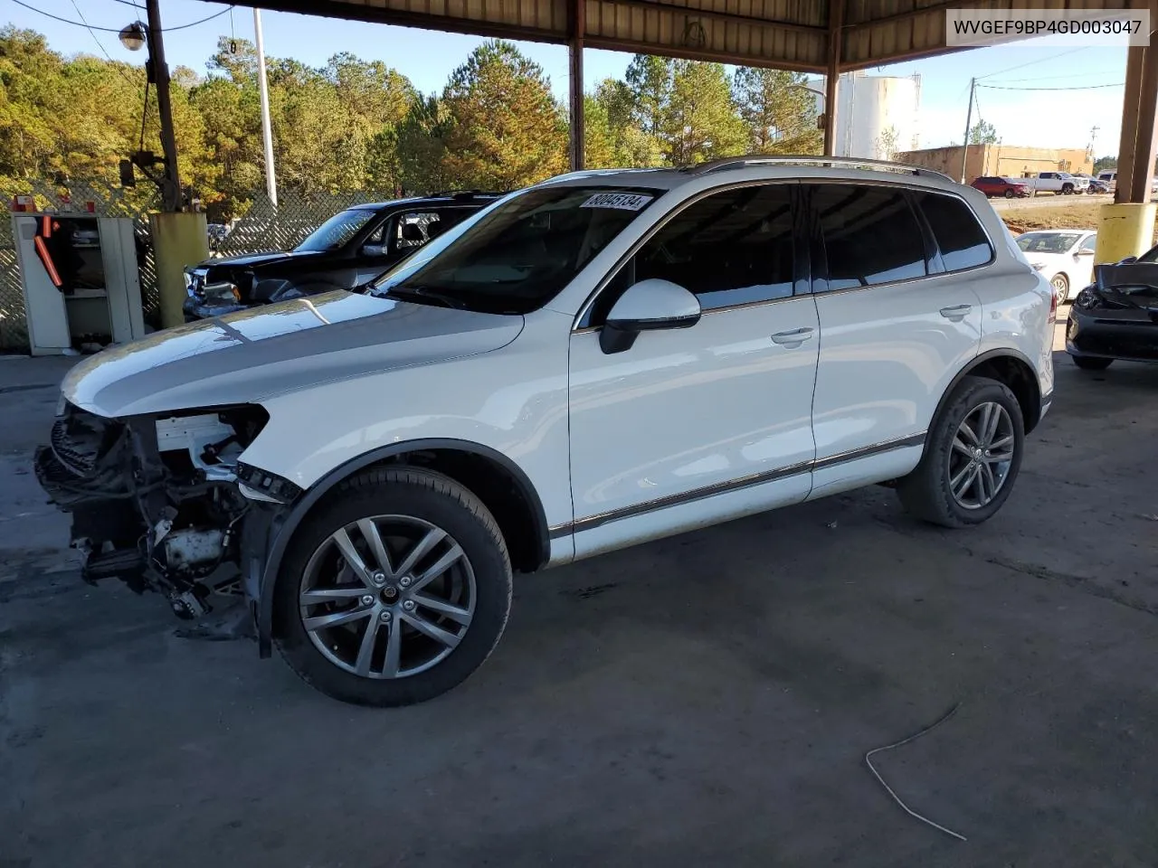 2016 Volkswagen Touareg Sport VIN: WVGEF9BP4GD003047 Lot: 80045134