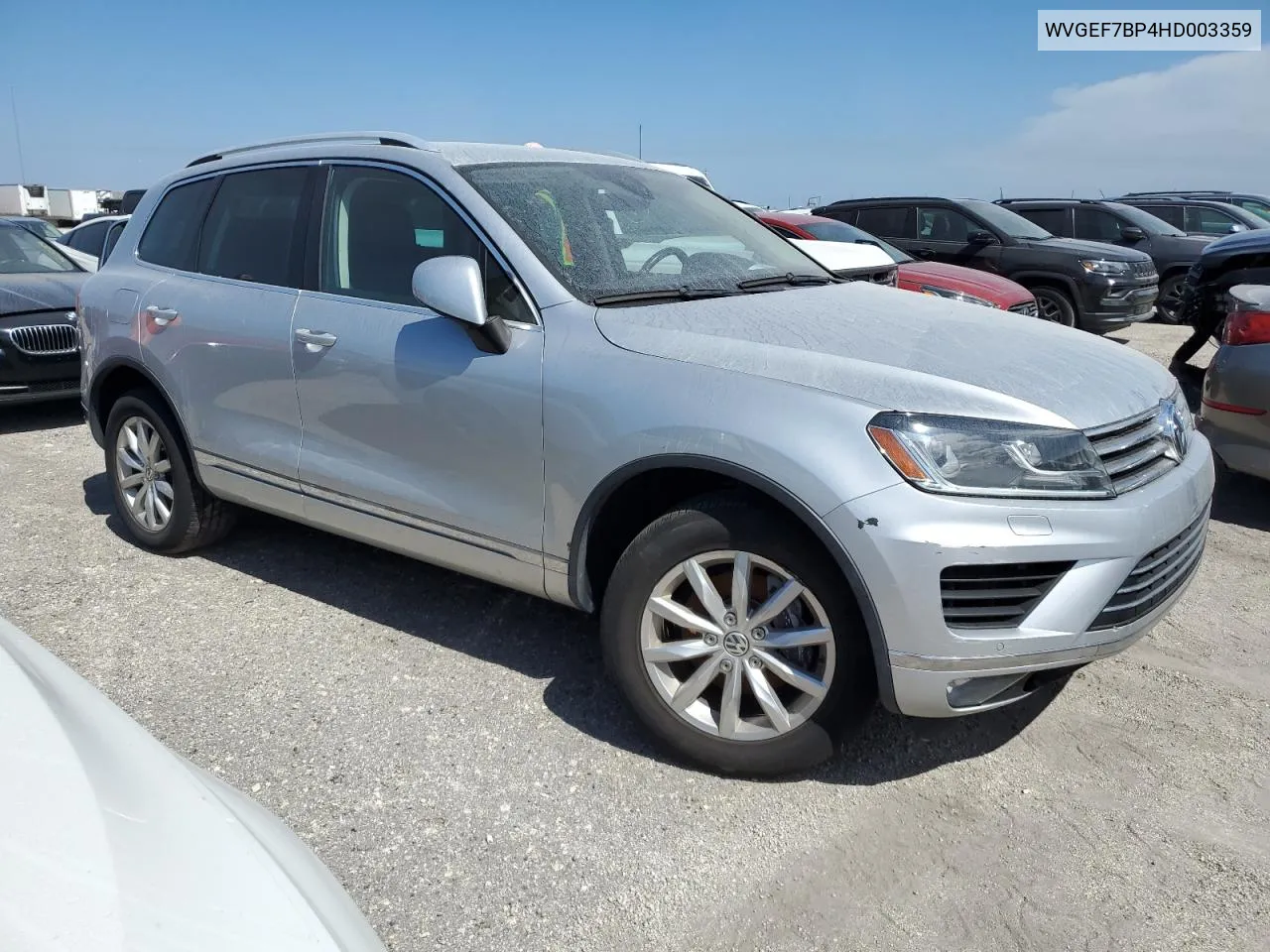 2017 Volkswagen Touareg Sport VIN: WVGEF7BP4HD003359 Lot: 74714594