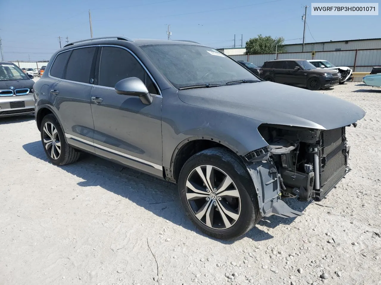 2017 Volkswagen Touareg Wolfsburg VIN: WVGRF7BP3HD001071 Lot: 74774294