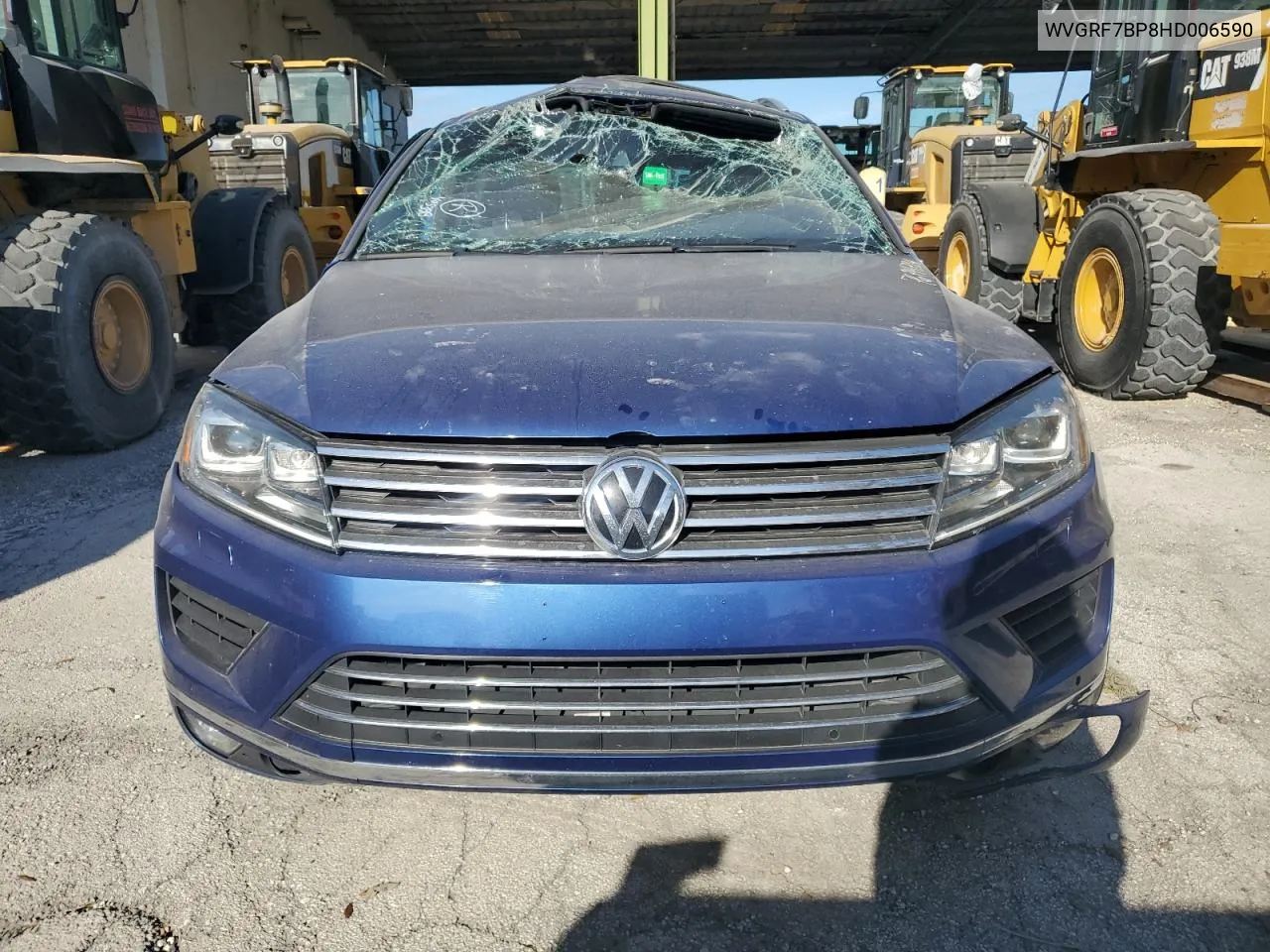 2017 Volkswagen Touareg Wolfsburg VIN: WVGRF7BP8HD006590 Lot: 76744784