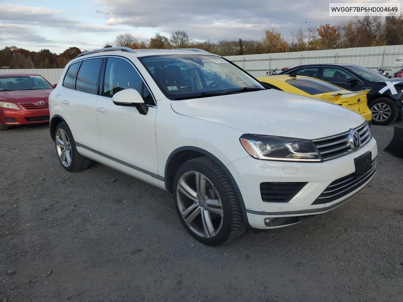 2017 Volkswagen Touareg Executive VIN: WVGGF7BP6HD004649 Lot: 78173254