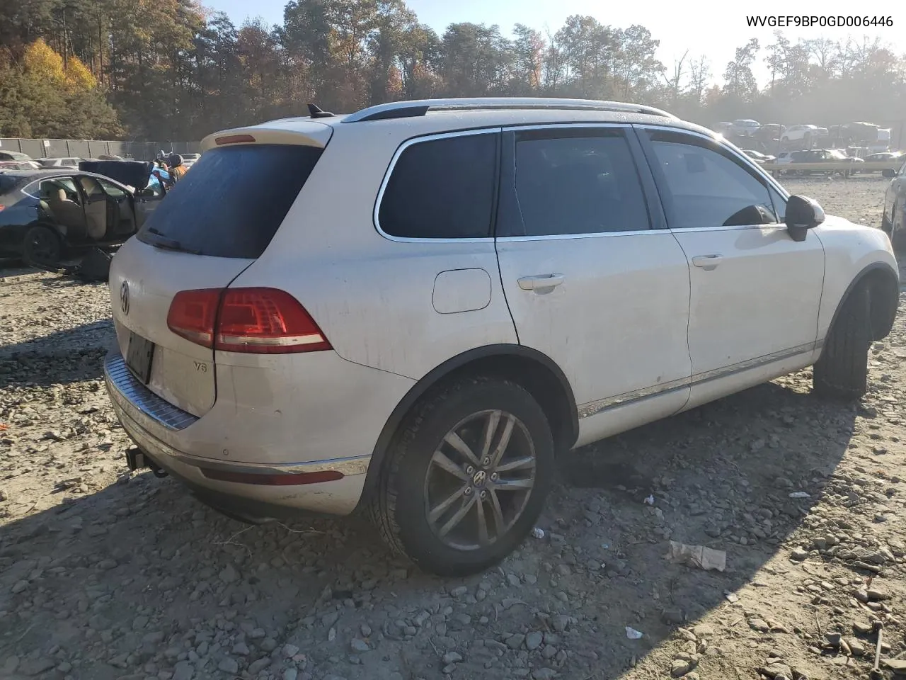 2019 Volkswagen Touareg Sport VIN: WVGEF9BP0GD006446 Lot: 78332374