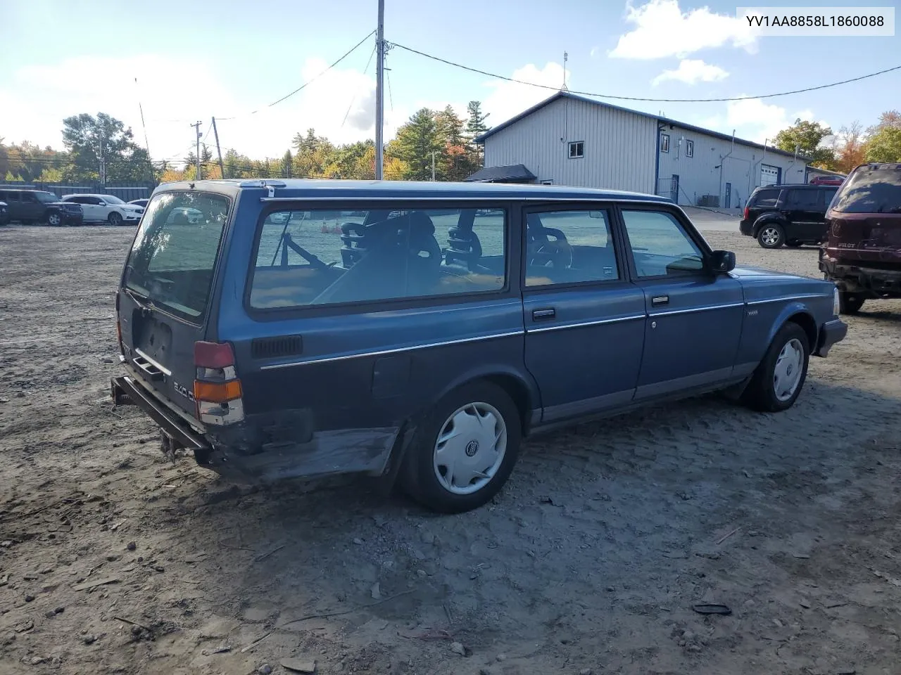 1990 Volvo 240 Base VIN: YV1AA8858L1860088 Lot: 73977774