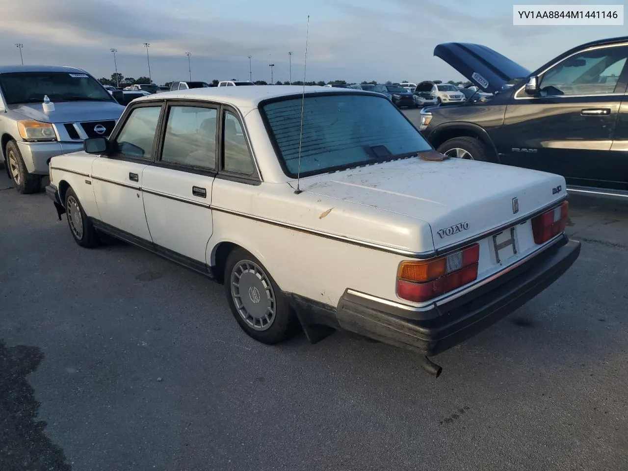 1991 Volvo 240 VIN: YV1AA8844M1441146 Lot: 75018744