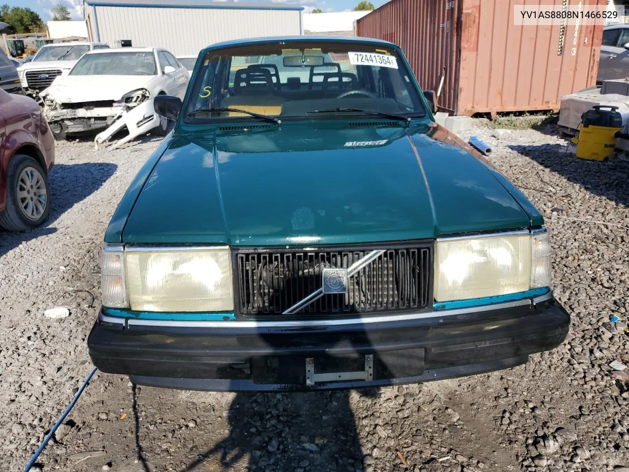 1992 Volvo 240 Base VIN: YV1AS8808N1466529 Lot: 72441364