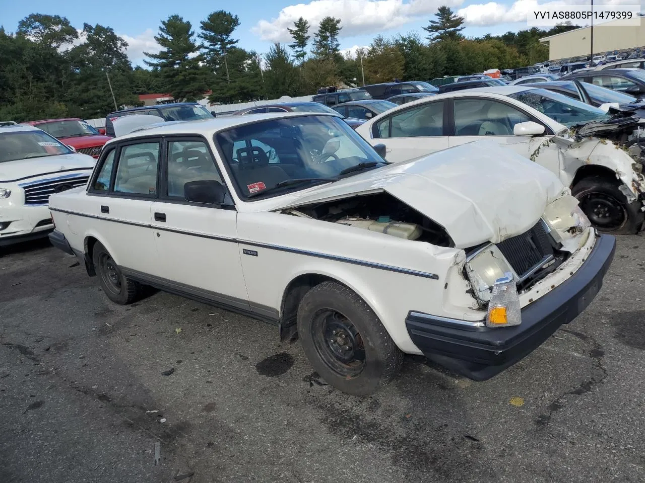 1993 Volvo 240 VIN: YV1AS8805P1479399 Lot: 72442804