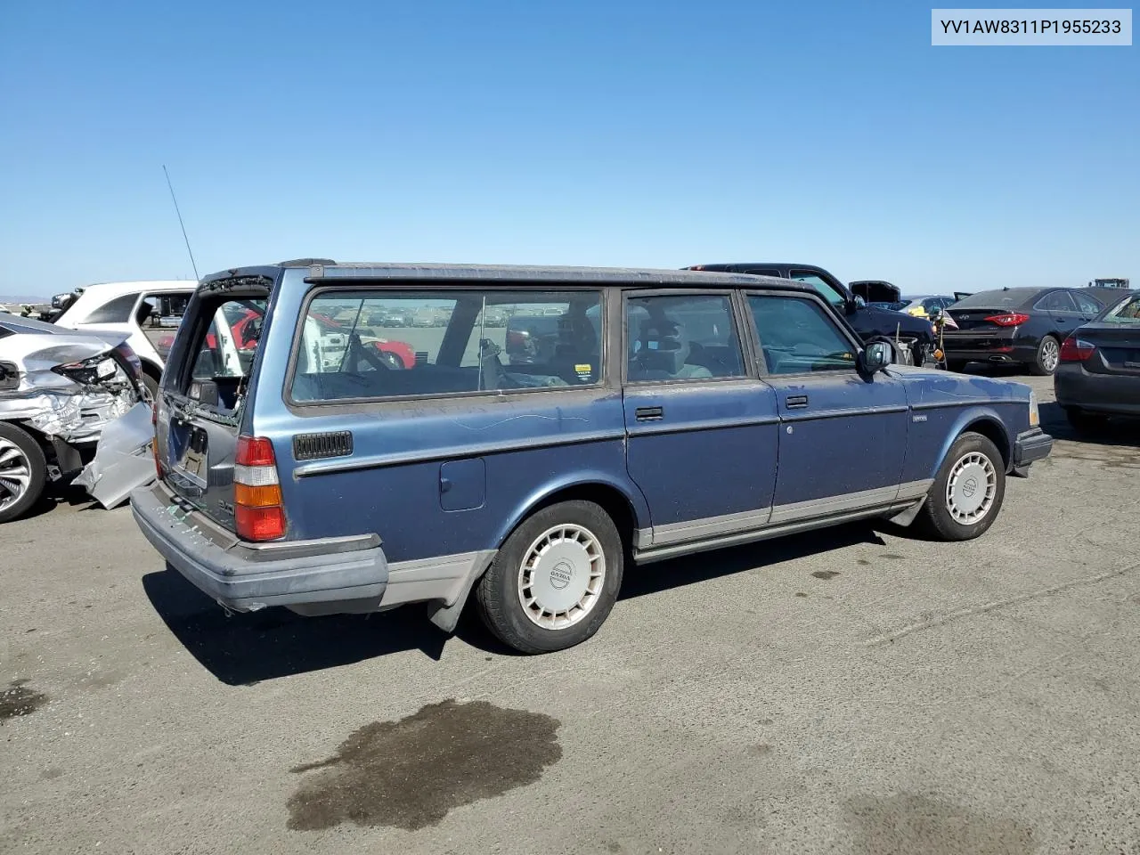 1993 Volvo 240 VIN: YV1AW8311P1955233 Lot: 76514004