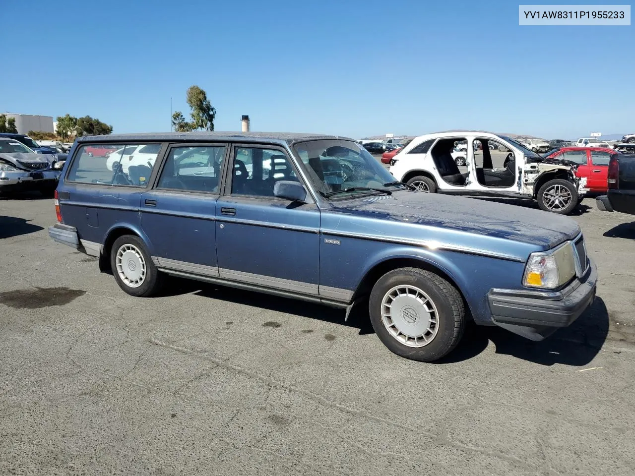 1993 Volvo 240 VIN: YV1AW8311P1955233 Lot: 76514004