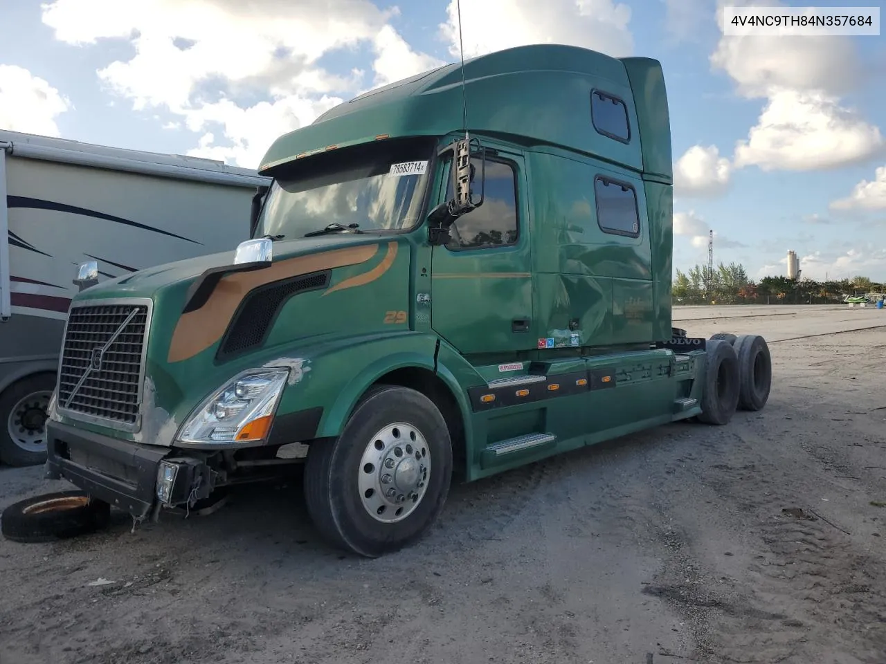 2004 Volvo Vn Vnl VIN: 4V4NC9TH84N357684 Lot: 78583714