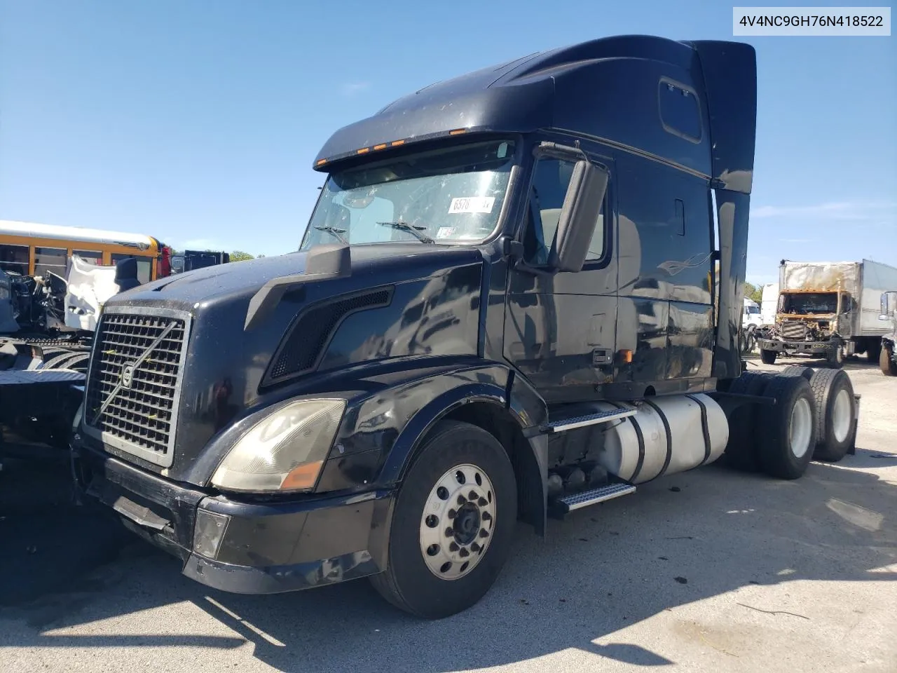 2006 Volvo Vn Vnl VIN: 4V4NC9GH76N418522 Lot: 65785174