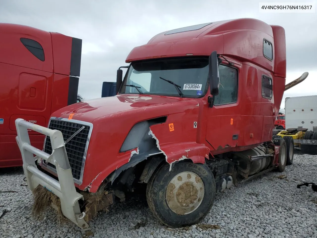 2006 Volvo Vn Vnl VIN: 4V4NC9GH76N416317 Lot: 67538564