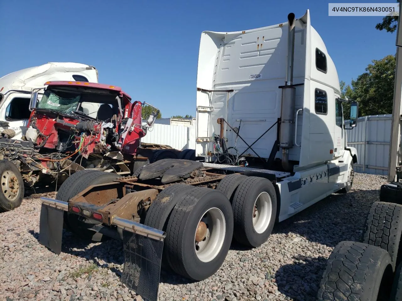 2006 Volvo Vn Vnl VIN: 4V4NC9TK86N430051 Lot: 73345824