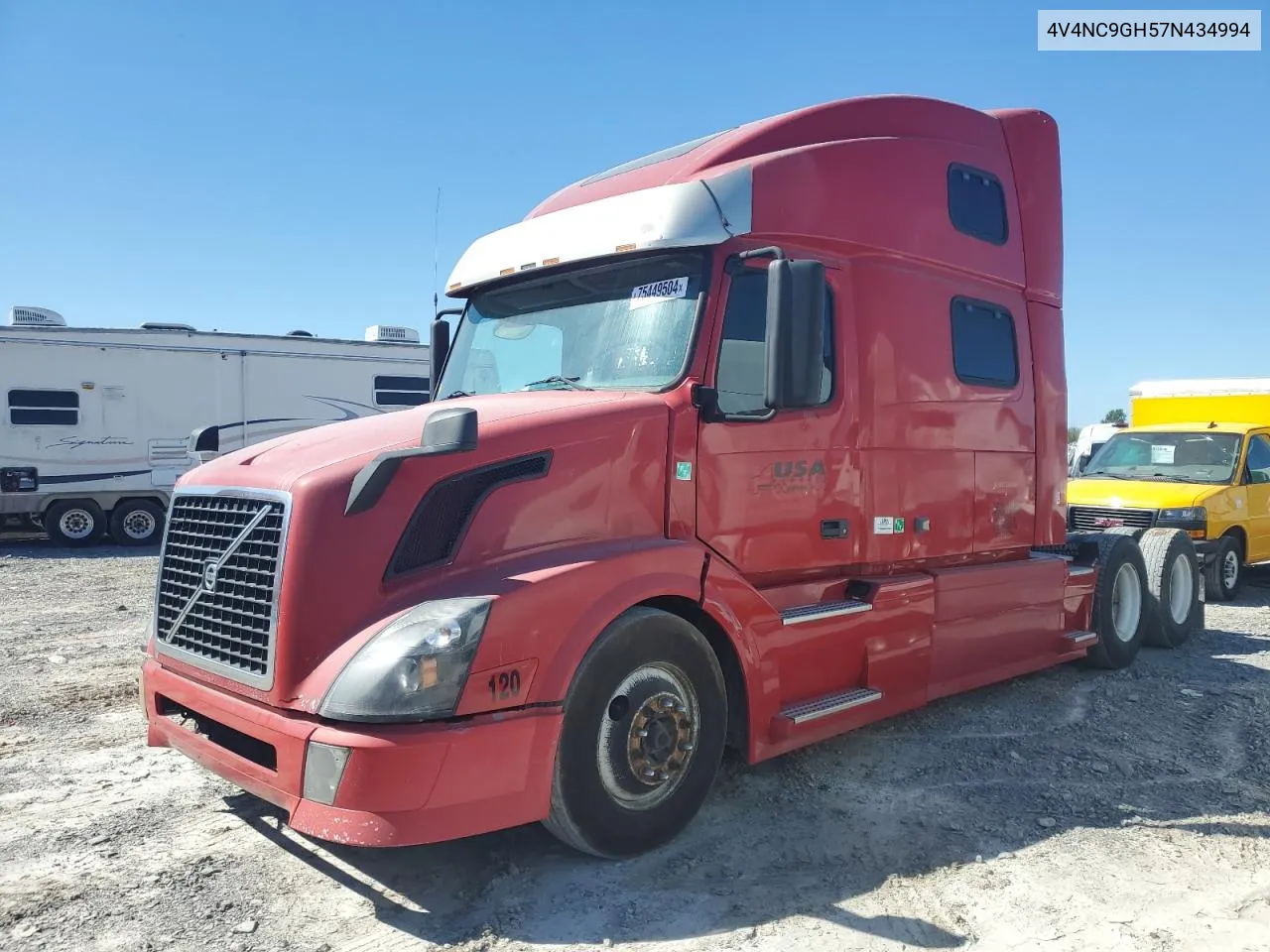 2007 Volvo Vn Vnl VIN: 4V4NC9GH57N434994 Lot: 75449504