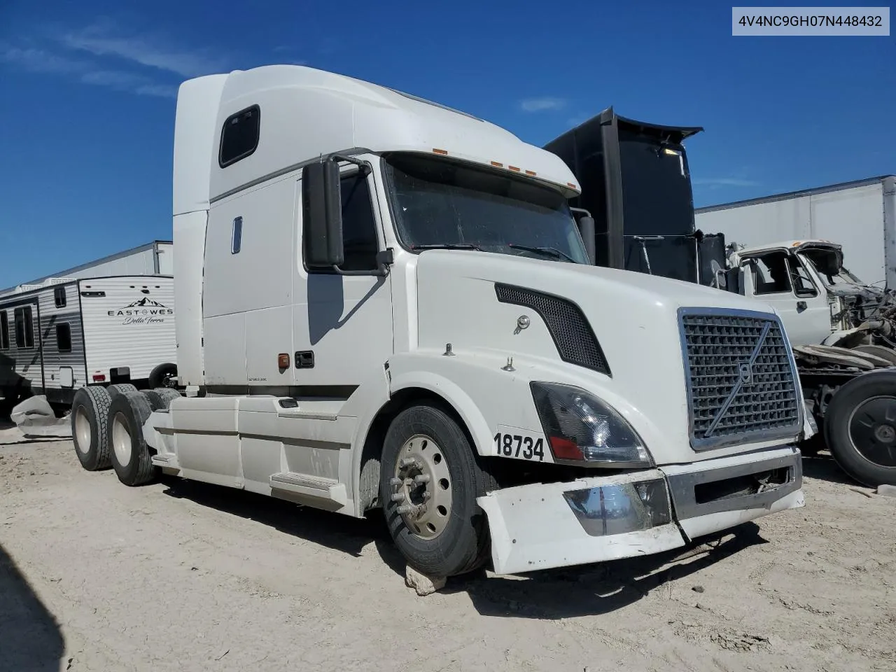 2007 Volvo Vn Vnl VIN: 4V4NC9GH07N448432 Lot: 76473454