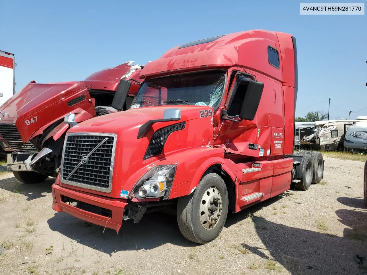 2009 Volvo Vn Vnl VIN: 4V4NC9TH59N281770 Lot: 68131794