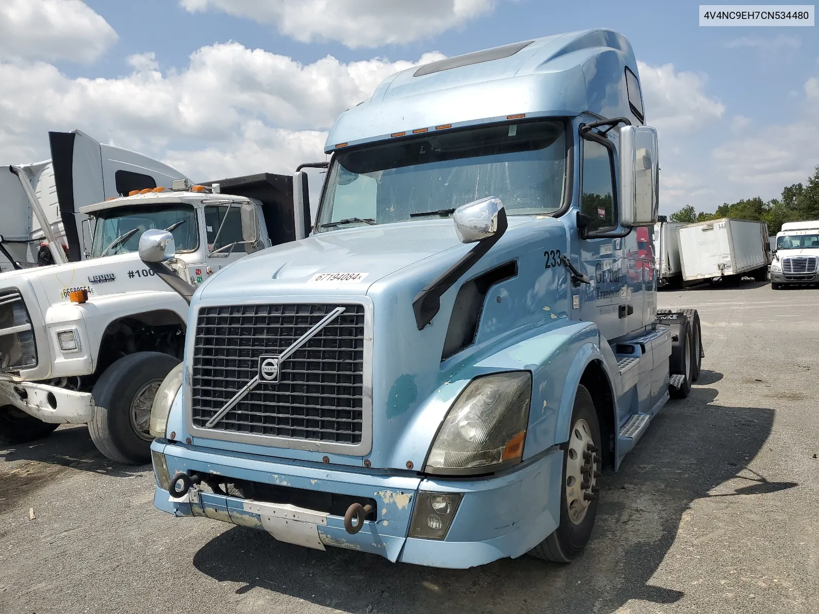 2012 Volvo Vn Vnl VIN: 4V4NC9EH7CN534480 Lot: 67194084