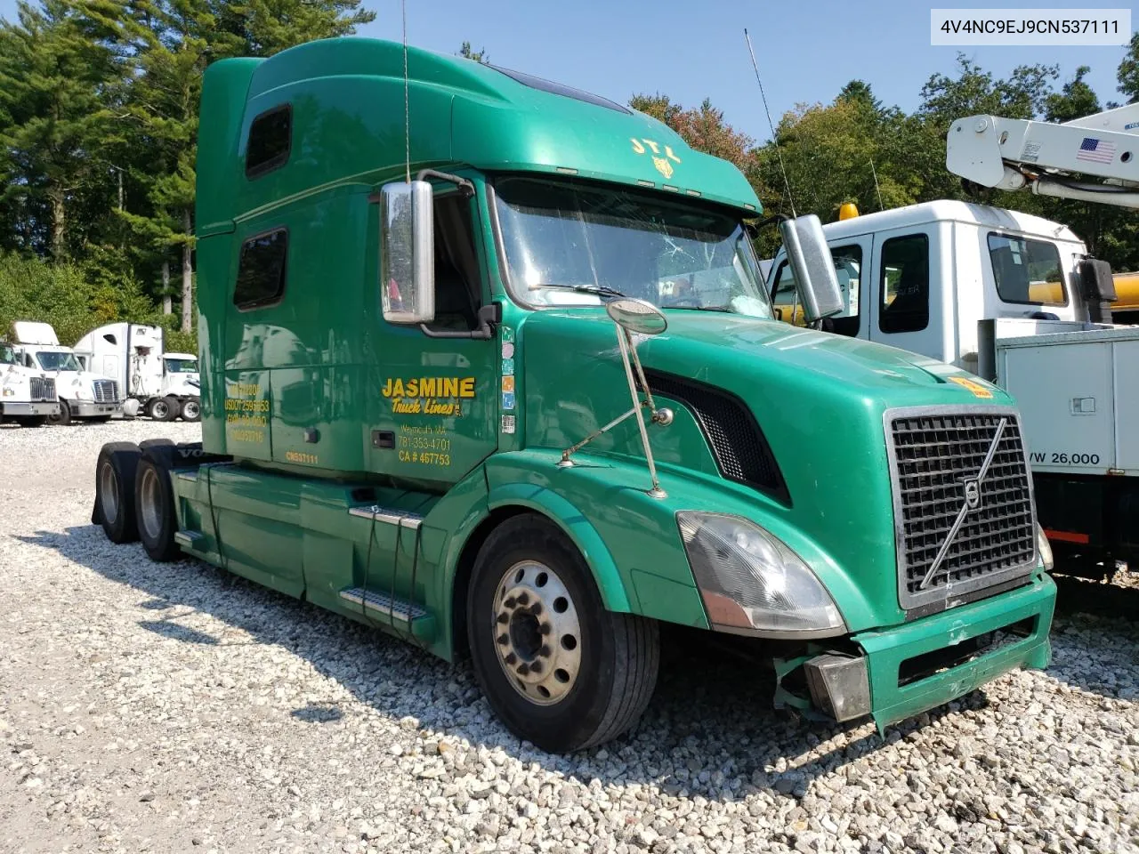 2012 Volvo Vn Vnl VIN: 4V4NC9EJ9CN537111 Lot: 71382624