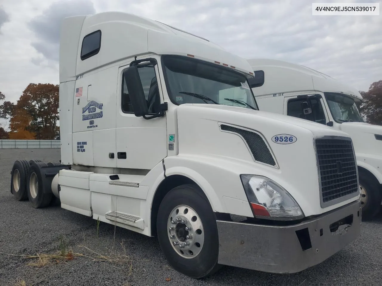 2012 Volvo Vn Vnl VIN: 4V4NC9EJ5CN539017 Lot: 74972684