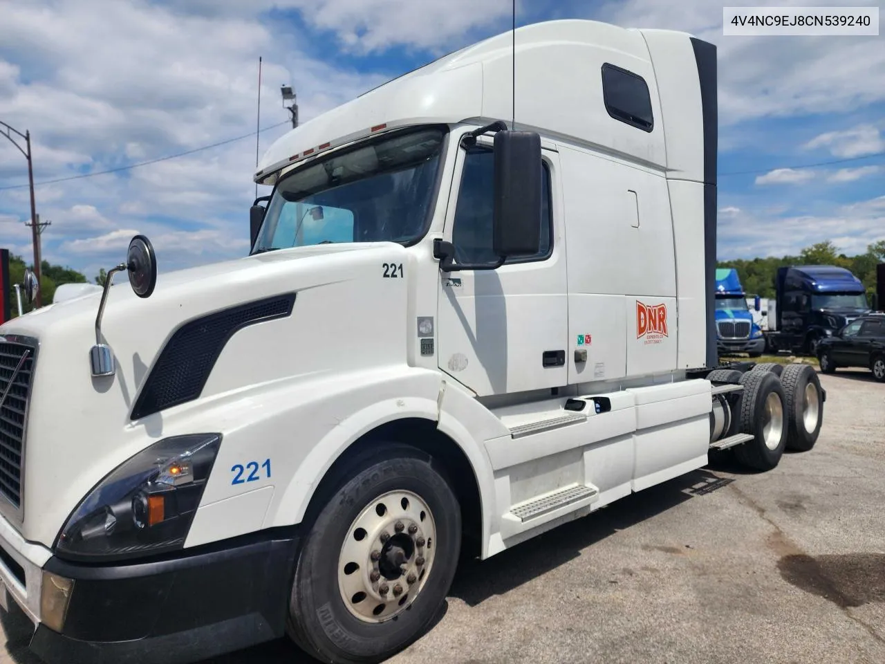 2012 Volvo Vn Vnl VIN: 4V4NC9EJ8CN539240 Lot: 77231864