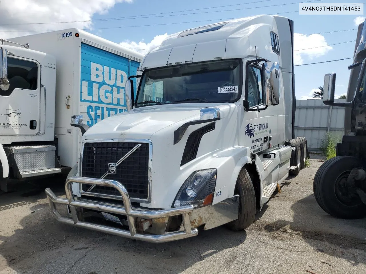 2013 Volvo Vn Vnl VIN: 4V4NC9TH5DN141453 Lot: 63663894