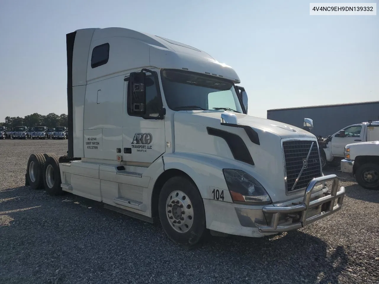 2013 Volvo Vn Vnl VIN: 4V4NC9EH9DN139332 Lot: 67379054