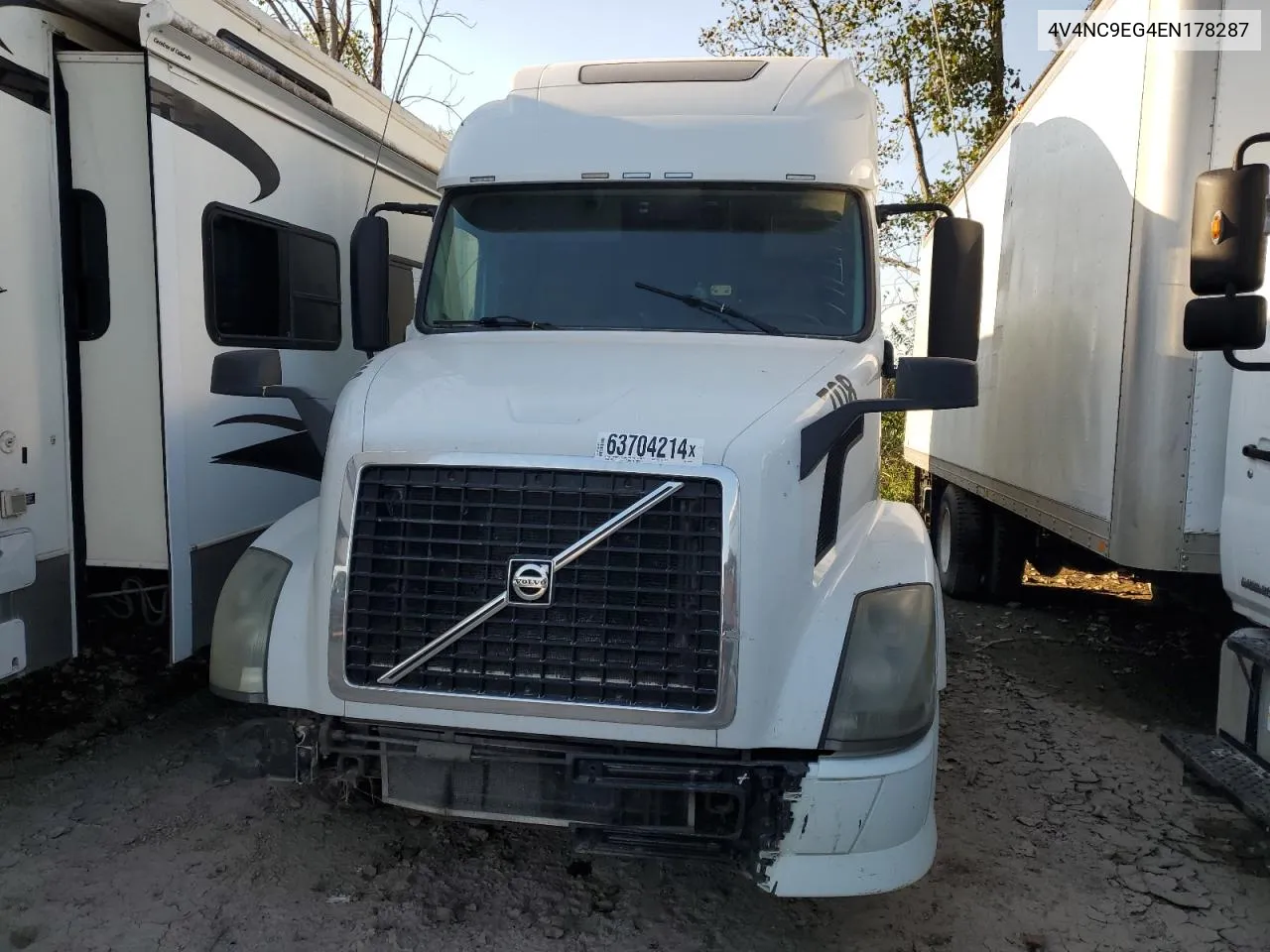 2014 Volvo Vn Vnl VIN: 4V4NC9EG4EN178287 Lot: 63704214